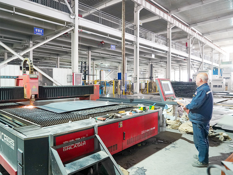 منطقة تجميع واختبار خط الطلاء