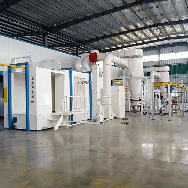 نظام حجيرة رش المسحوق سريع التغير ذو اللون الكبير